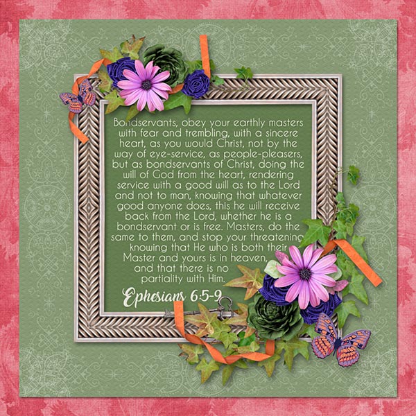 As to the Lord