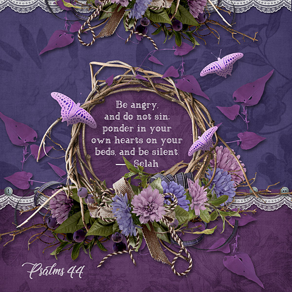 Be Angry and Do Not Sin