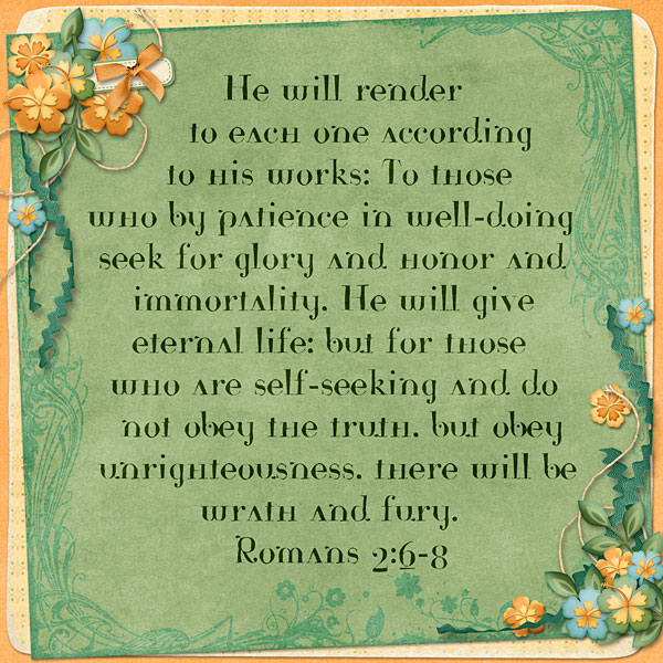 Glory and Honor or Wrath and Fury