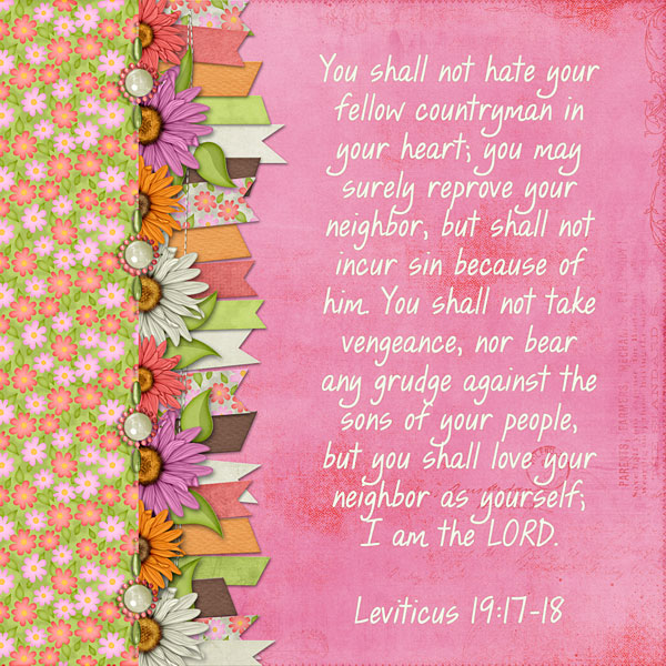 Love Your Neighbor as Yourself