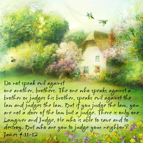 One Lawgiver and Judge