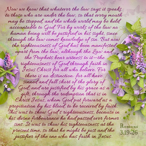 Redemption in Christ Jesus