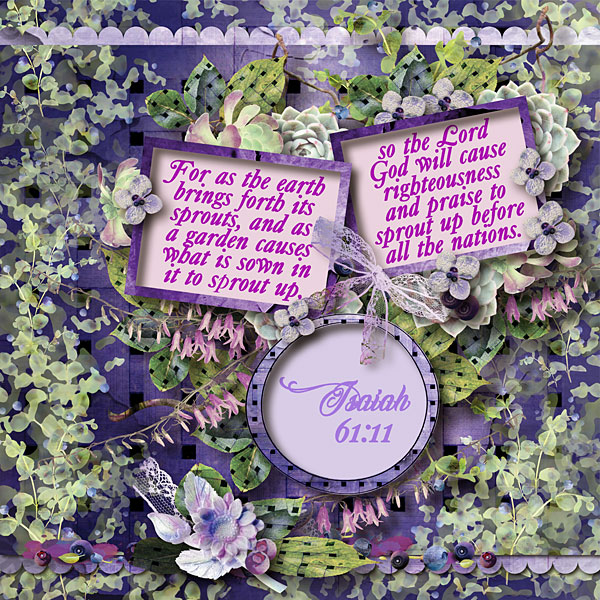 Righteousness and Praise Sprout Up