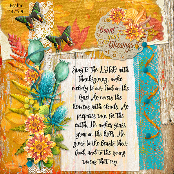 With Thanksgiving