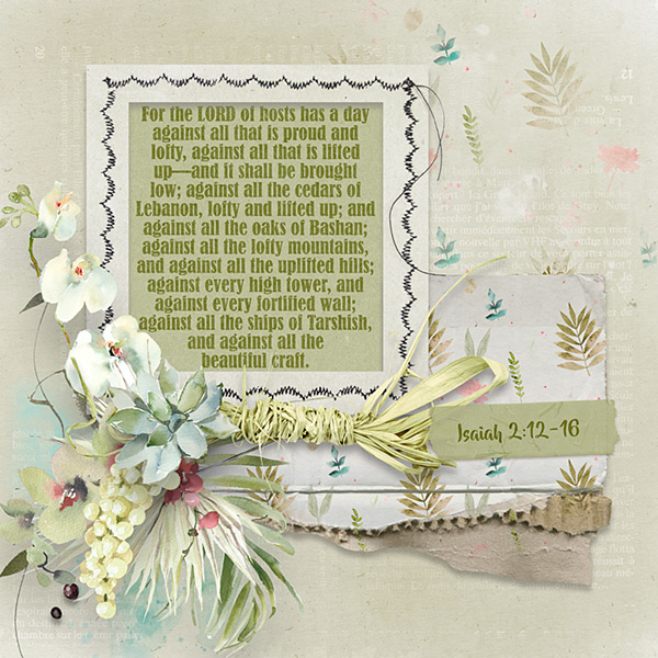 Against All that is Proud and Lofty