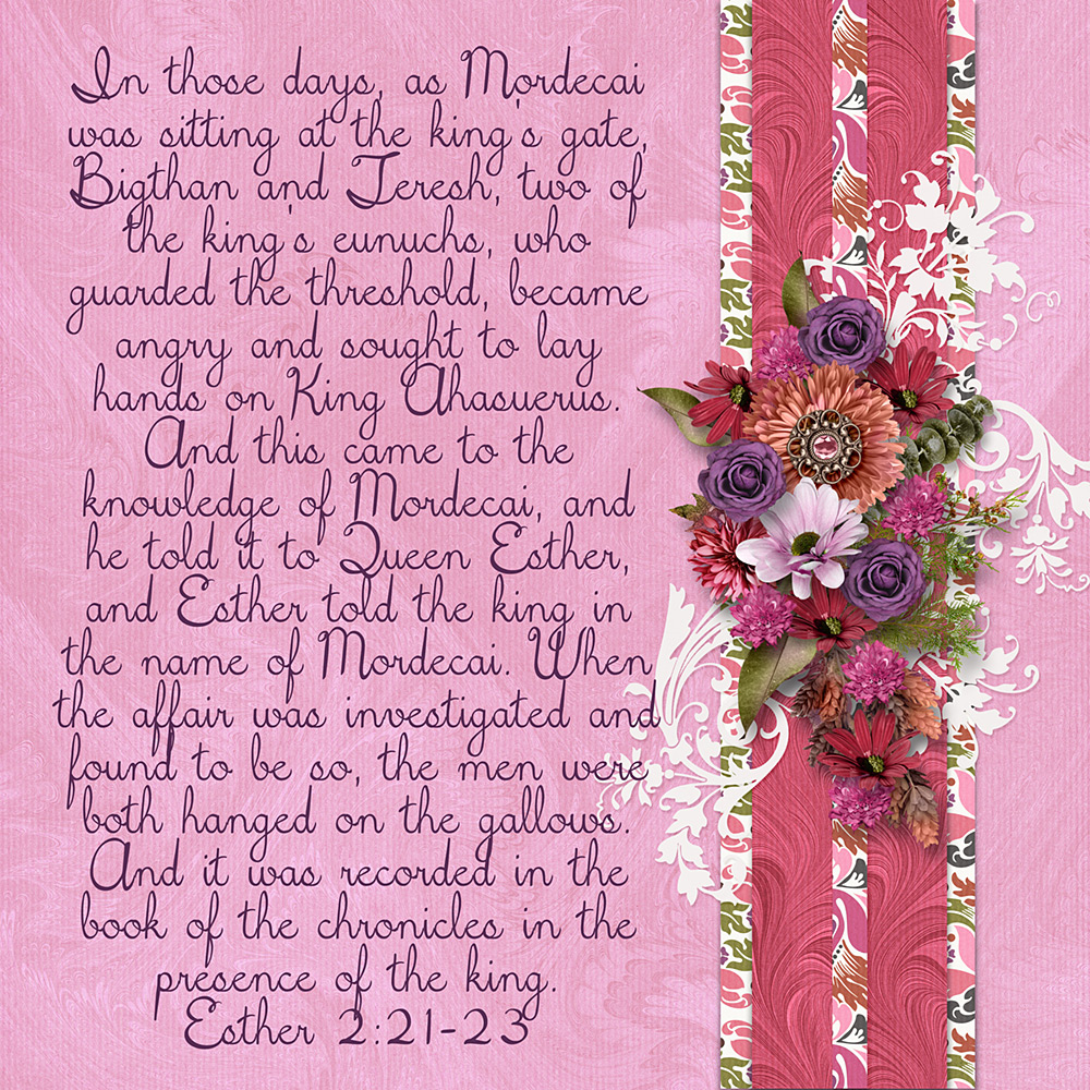 Recorded in the Book of Chronicles