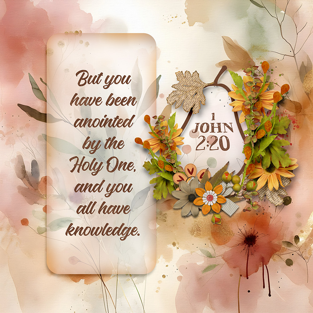 Anointed by the Holy One