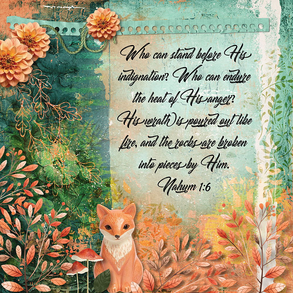 His Indignation and Anger