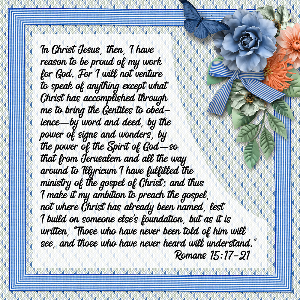 Fulfilled the Ministry