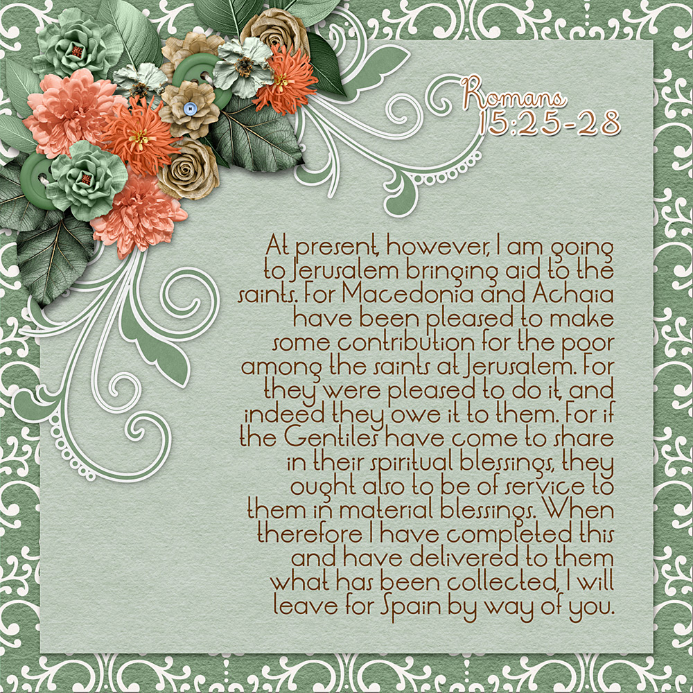 Spiritual and Material Blessings