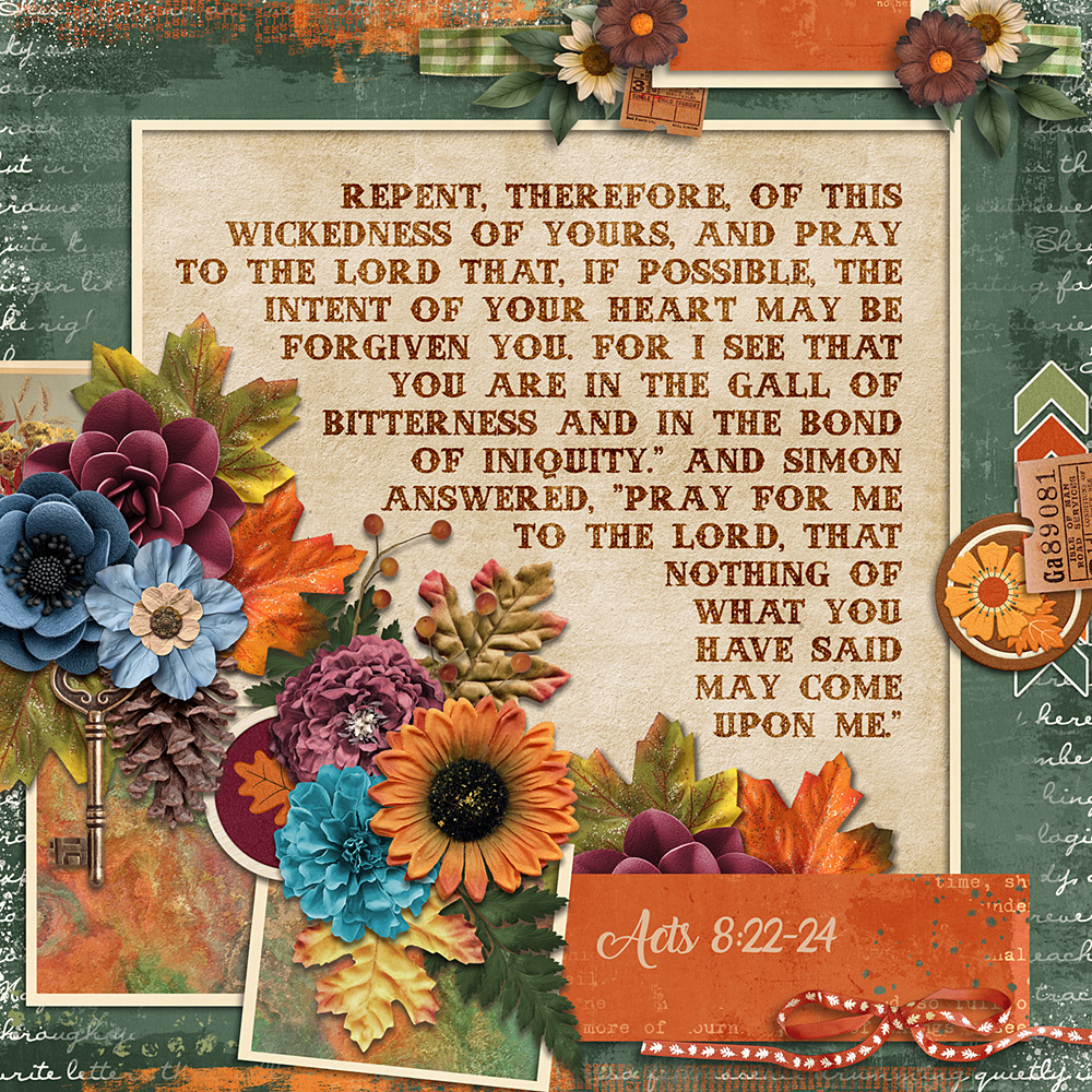Repent, Therefore